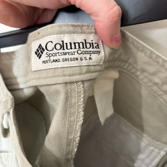 🎉4/30$🎉 Columbia Khaki Utility Shorts - Size Small (Vintage) - Picture 4 of 4